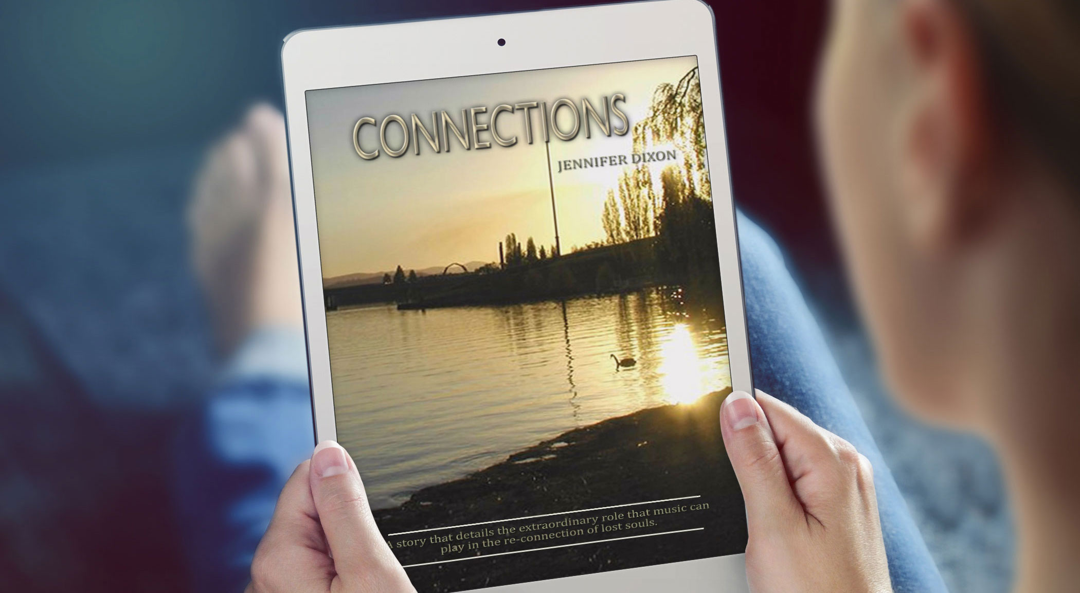 Connections Ebook being read